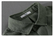 men clothing fashion 2024 linen men's jackets Spring Autumn Coat casual mens tops simple solid clothes for men