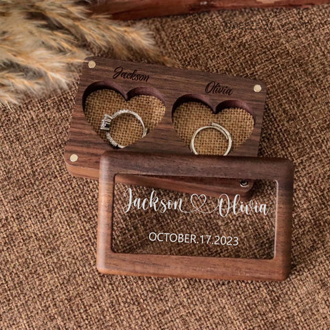 Custom Wood Travel Jewelry Box - Wooden Jewelry Organizer, Engraved Jewelry Storage, Portable Jewelry Case, Travel Storage