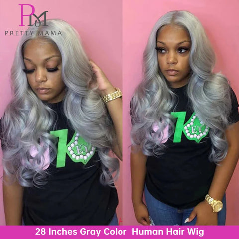 13x6 Cyan Blue Lace Front Wig Body Wave Light Green Lace Front Wig Human Hair Pre Plucked Blonde 613 Lace Frontal Wigs For Women