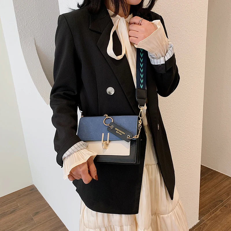 2023 New Ladies Messenger Bags Fashion Mobile Phone Bags Casual Shoulder Bags Contrast Color Ladies Bags Luxury Designer Bags