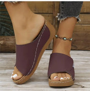 Women Sandals Shoes Summer Outdoor Women's Shoes Slip On Sandals Ladies Wedge Women Shoe Comfortable Footwear Slipper Female