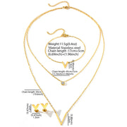 Stainless Steel Jewelry Set Christian Cross Ladies Jewelry Set High Quality Exquisite Light Luxury Jewelry Set For Women Jewelry
