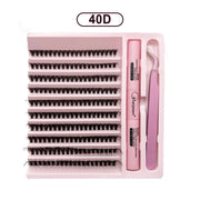 DIY Lashes Extension Kit Eyelashes 200 PCS Clusters Lash Bond and Seal Makeup Tools for Gluing  Lashes Gluing Glue  Accessories