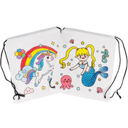Coloring Drawstring Bags Cartoon Coloring Bags Party Drawstring Bags Birthday Party Favor DIY Party Gift Bags Backpacks