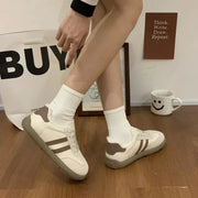 Women's Shoes Autumn New Fashion Casual Shoes College Style Wide Toe Soft Comfortable Flat Shoes Outdoor Casual Sports Shoes2024