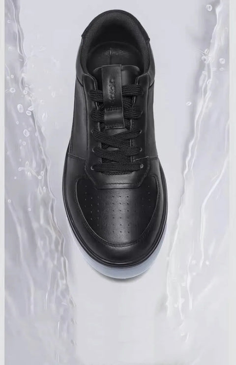 Men Shoes Genuine Leather Casual Shoes Fashion Sneakers British style Cow Leather Men Shoes New Men Sneakers