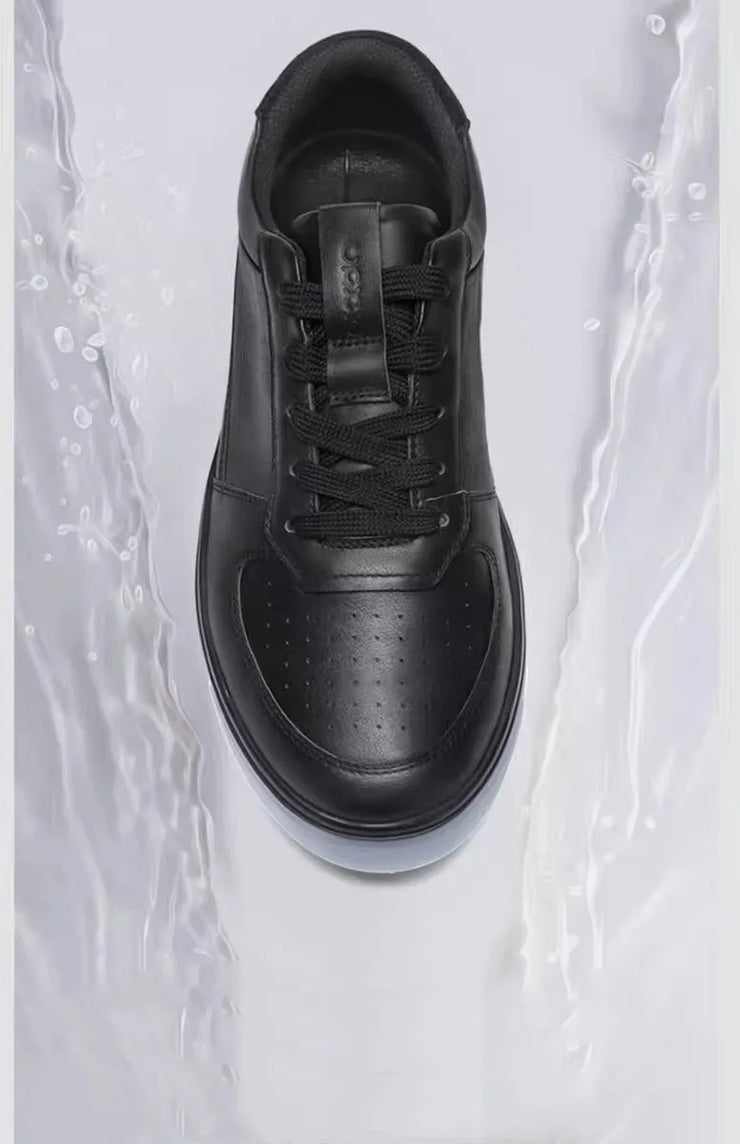 Men Shoes Genuine Leather Casual Shoes Fashion Sneakers British style Cow Leather Men Shoes New Men Sneakers