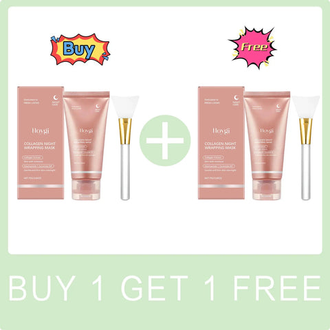 Collagen Peel off Mask Oil-Control Pore Shrinking Blackhead Removal Firming Lifting Moisturizing Brightening Night Wrapping Mask