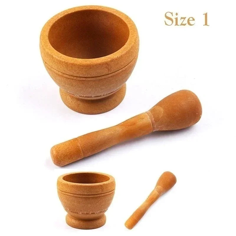 1 Pcs Restaurant Kitchen Tools Resin Setmortar and Pestle Garlic Herb Spice Mixing Grinding Crusher Bowl