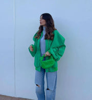 Women's Clothing 2025 Winter Street Fashion Loose Baseball Jacket Loose Jacket Cotton Coat Female Coat Winter Jacket Women