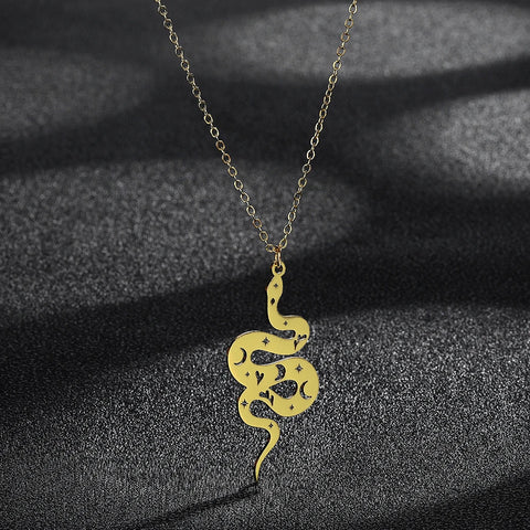 Kinitial Janeiro stainless steel snake jewelry, snake pendant, snake jewelry, snake jewelry mystery jewelry necklace wholesale