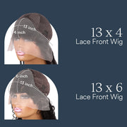 13x6 HD Lace Frontal Wig Bone Straight pink Lace Front Wig Human Hair For Women Brazilian 613 Color 13x4 Lace Frontal Wig