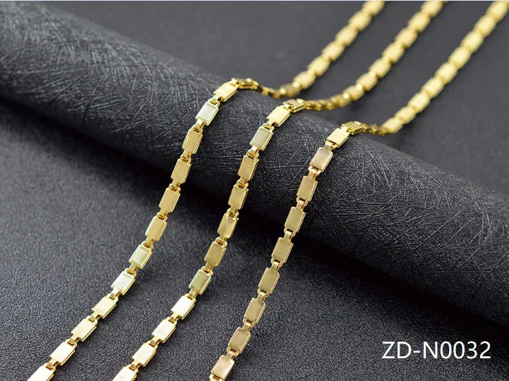 ZEA Dear Jewelry Bohemia Jewelry Link Chain Necklace For Women High Quality Copper Jewelry For Engagement Dubai Jewelry Findings