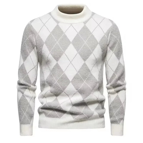 New Imitation Mink Sweater Soft and Comfortable  Fashion Warm Knit Sweater  Men Clothing