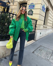Women's Clothing 2025 Winter Street Fashion Loose Baseball Jacket Loose Jacket Cotton Coat Female Coat Winter Jacket Women