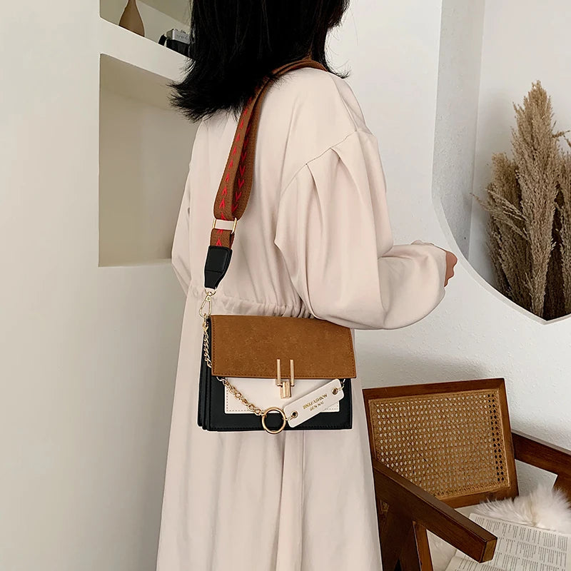 2023 New Ladies Messenger Bags Fashion Mobile Phone Bags Casual Shoulder Bags Contrast Color Ladies Bags Luxury Designer Bags