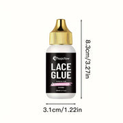 38ml/1.03fl.oz Waterproof Lace Wig Glue - Extremely Hold, Invisible, Quick Dry & Easy Removal - No Odor Hair Adhesive for Wigs