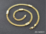 ZEA Dear Jewelry Bohemia Jewelry Link Chain Necklace For Women High Quality Copper Jewelry For Engagement Dubai Jewelry Findings