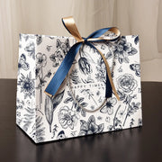 New Gift Bags Mother's Day Gift Wrapping Bags Floral Paper Bags Tote Bags Birthday Paper Bags Premium Gift Bags with Ribbon