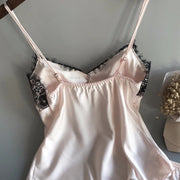 1 set of women's sleepwear set, fashionable V-neck lace sexy sleepwear, sleepwear pants set, new comfortable sleepwear