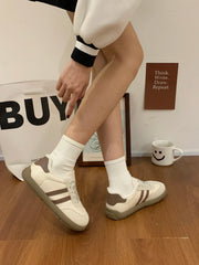 Women's Shoes Autumn New Fashion Casual Shoes College Style Wide Toe Soft Comfortable Flat Shoes Outdoor Casual Sports Shoes2024