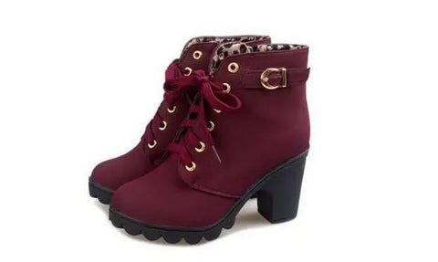 New Women autumn Winter Snow Boots Thick bottom short  Boots Women&