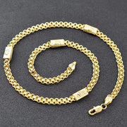ZEA Dear Jewelry Bohemia Jewelry Link Chain Necklace For Women High Quality Copper Jewelry For Engagement Dubai Jewelry Findings