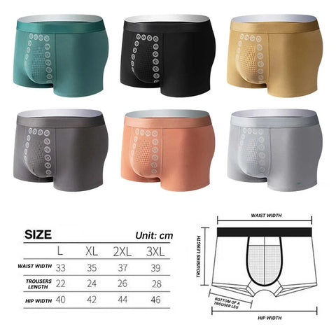 Magnetic Underwear Magnetic Home Physiological Underwear Comfortable L-3XL Enlargement Men&