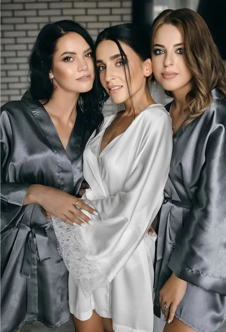 Women Sexy Imitation Ice Silk Sleepwear Ladies Sleepwear Hot Sale Half Sleeve Nightgowns Sleepwear Nightdresses