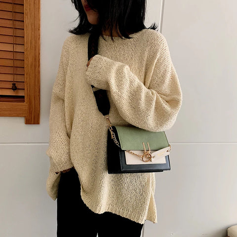 2023 New Ladies Messenger Bags Fashion Mobile Phone Bags Casual Shoulder Bags Contrast Color Ladies Bags Luxury Designer Bags