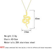 Kinitial Janeiro stainless steel snake jewelry, snake pendant, snake jewelry, snake jewelry mystery jewelry necklace wholesale
