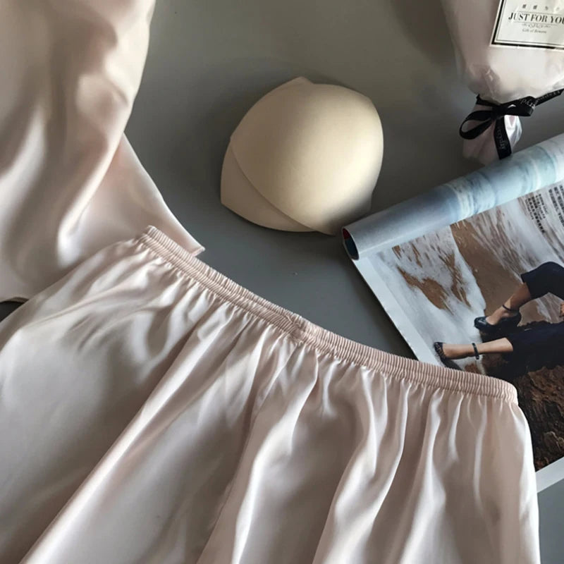 1 set of women's sleepwear set, fashionable V-neck lace sexy sleepwear, sleepwear pants set, new comfortable sleepwear