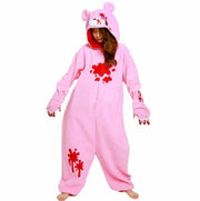 Gloomy Bear Character Peripheral Pink Jumpsuit Winter Sleepwear Home Outfit Kawaii Black Couple Sleepwear