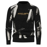 New Imitation Mink Sweater Soft and Comfortable  Fashion Warm Knit Sweater  Men Clothing