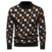 New Imitation Mink Sweater Soft and Comfortable  Fashion Warm Knit Sweater  Men Clothing