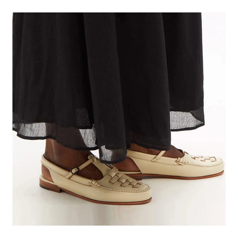 Vintage Elegant Women Shoe 2022 Summer New Woven Temperament Sandals Women Roman Single Shoe Fisherman Women Shoe Mujer Sapato