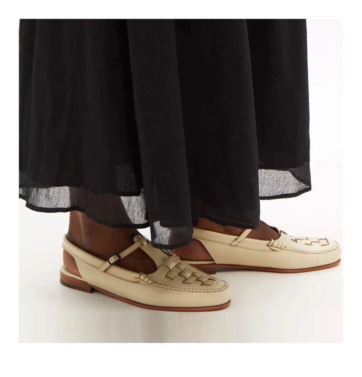 Vintage Elegant Women Shoe 2022 Summer New Woven Temperament Sandals Women Roman Single Shoe Fisherman Women Shoe Mujer Sapato