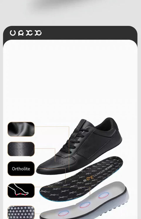 Men Shoes Genuine Leather Casual Shoes Fashion Sneakers British style Cow Leather Men Shoes New Men Sneakers