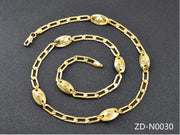 ZEA Dear Jewelry Bohemia Jewelry Link Chain Necklace For Women High Quality Copper Jewelry For Engagement Dubai Jewelry Findings