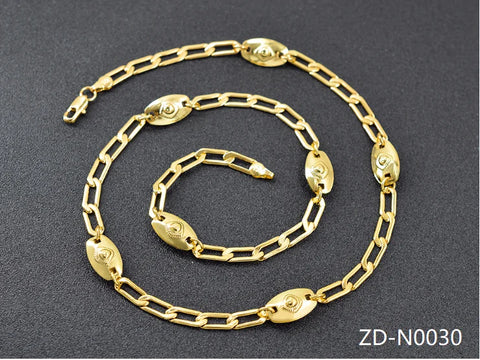 ZEA Dear Jewelry Bohemia Jewelry Link Chain Necklace For Women High Quality Copper Jewelry For Engagement Dubai Jewelry Findings