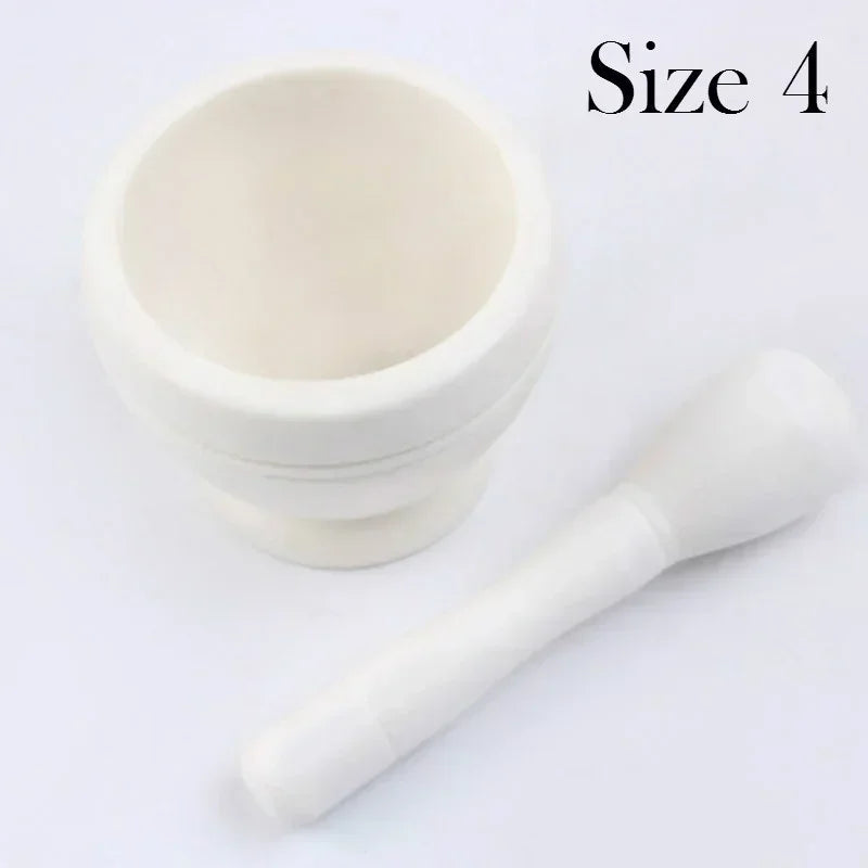 1 Pcs Restaurant Kitchen Tools Resin Setmortar and Pestle Garlic Herb Spice Mixing Grinding Crusher Bowl