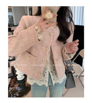 Women's Clothing 2024 Spring Autumn Sexy Hollow Out Lace Chic Vintage T-shirts Female Casual Solid V Neck Slim Long Sleeve Tops