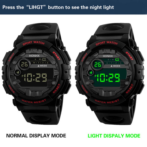 Men Watches Sports Wristwatches Women Teenage Fashion Trends Student Multifunctional Outdoor Electronic Watches