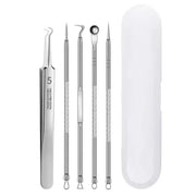 3-8Pcs Blackhead Clip Pimples Tweezer Blackhead Remover Stainless Steel Cell Clip Beauty Product Acne Needle Skin Cleanning Tool