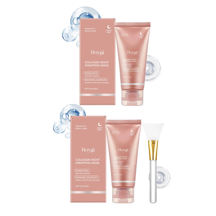 Collagen Peel off Mask Oil-Control Pore Shrinking Blackhead Removal Firming Lifting Moisturizing Brightening Night Wrapping Mask
