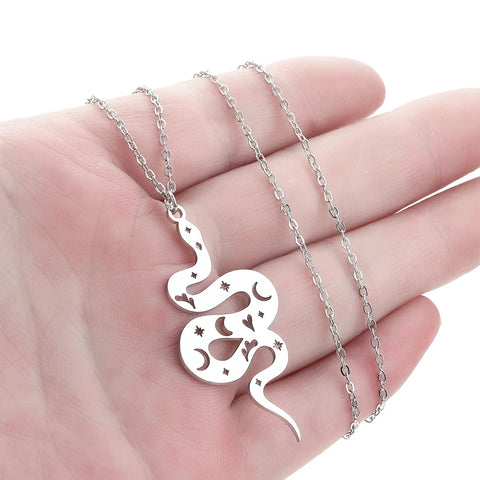 Kinitial Janeiro stainless steel snake jewelry, snake pendant, snake jewelry, snake jewelry mystery jewelry necklace wholesale