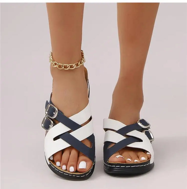Summer Shoes Women Sandals Beach Ladies Shoes Slides Sandals Ladies Wedge Women Shoe Elegant Slippers Women Female Footwear