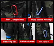 Men Fishing Lure Rod Box Bag Camping Climbing Backpack Hunting Multi-function Military Tactical Men Bags Fishing Shoulder Bag