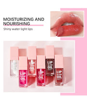 W1 Piece 8.3ml Moisturizing and Volumizing Lip Gloss Oil, Hydrating Lip Glow Oil, Lip Care Beauty Product, Tinted Lip Oil