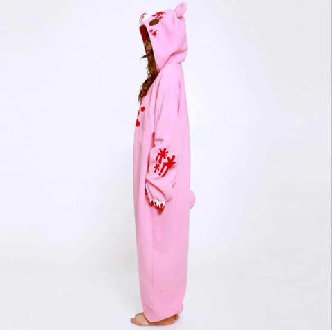 Gloomy Bear Character Peripheral Pink Jumpsuit Winter Sleepwear Home Outfit Kawaii Black Couple Sleepwear